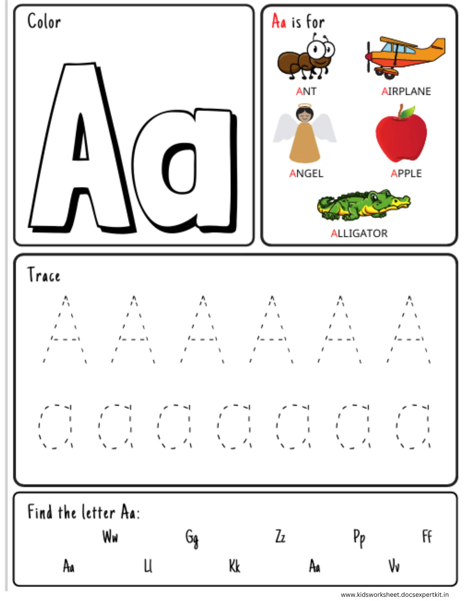 Alphabet Page 1